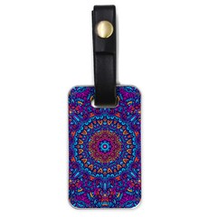 Vibrant Violet Mandala Luggage Tag (one Side)