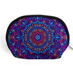 Vibrant Violet Mandala Accessory Pouch (Medium) Front