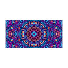 Vibrant Violet Mandala Yoga Headband by lujastyles