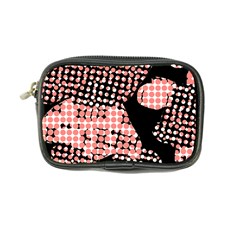 Abstrait Effet Formes Noir/rose Coin Purse