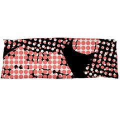 Abstrait Effet Formes Noir/rose Body Pillow Case (dakimakura) by kcreatif