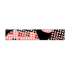 Abstrait Effet Formes Noir/rose Flano Scarf (mini) by kcreatif