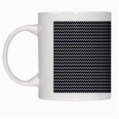 Chevron Colors Blanc/noir White Mugs by kcreatif