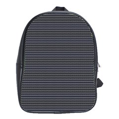 Chevron Colors Blanc/noir School Bag (large) by kcreatif