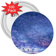 Gouttes D eau Galaxy 3  Buttons (100 Pack)  by kcreatif