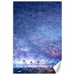 Gouttes D eau Galaxy Canvas 24  X 36  by kcreatif