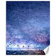 Gouttes D eau Galaxy Canvas 11  X 14  by kcreatif