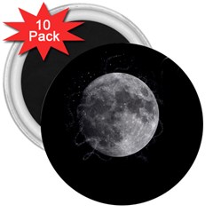 Lune Étoilé 3  Magnets (10 Pack)  by kcreatif