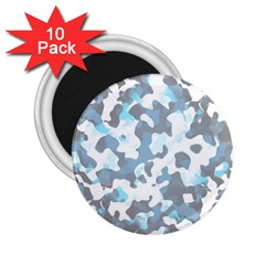 Camouflageblancbleu 2 25  Magnets (10 Pack)  by kcreatif