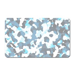 Camouflageblancbleu Magnet (rectangular) by kcreatif