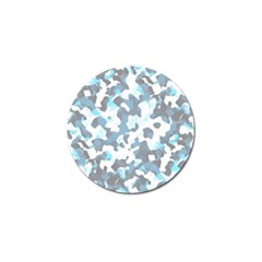 Camouflageblancbleu Golf Ball Marker by kcreatif