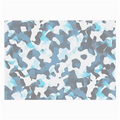 Camouflageblancbleu Large Glasses Cloth (2 Sides) by kcreatif