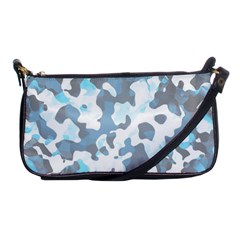 Camouflageblancbleu Shoulder Clutch Bag by kcreatif