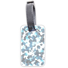 Camouflageblancbleu Luggage Tag (one Side) by kcreatif