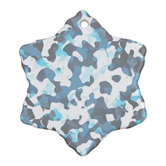 Camouflageblancbleu Ornament (snowflake)