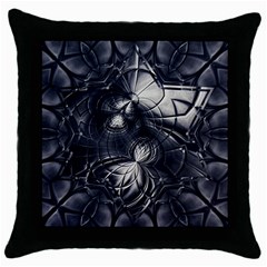 Charcoal Faker Throw Pillow Case (black) by MRNStudios