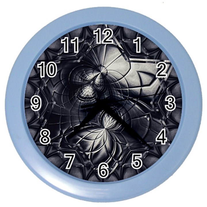 Charcoal Faker Color Wall Clock