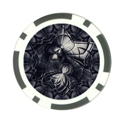 Charcoal Faker Poker Chip Card Guard by MRNStudios