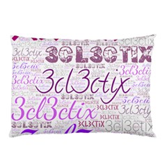 3cl3ctix Wordart Pillow Case by 3cl3ctix