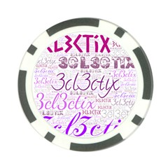 3cl3ctix Wordart Poker Chip Card Guard (10 Pack) by 3cl3ctix