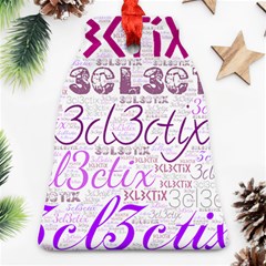 3cl3ctix Wordart Ornament (bell) by 3cl3ctix