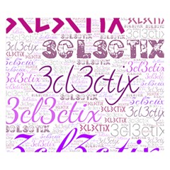 3cl3ctix Wordart Double Sided Flano Blanket (small)  by 3cl3ctix