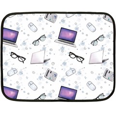 Computer Work Double Sided Fleece Blanket (mini)  by SychEva