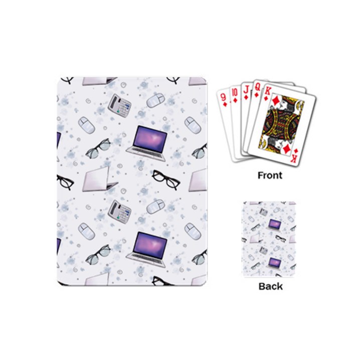 Computer Work Playing Cards Single Design (Mini)