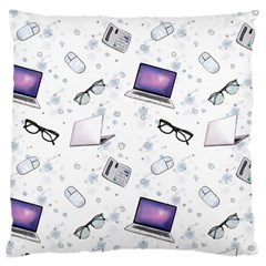 Computer Work Large Cushion Case (two Sides) by SychEva