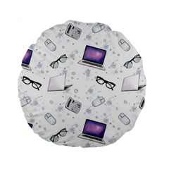 Computer Work Standard 15  Premium Round Cushions by SychEva