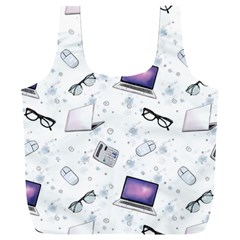 Computer Work Full Print Recycle Bag (xxl) by SychEva