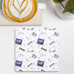 Computer Work Uv Print Square Tile Coaster  by SychEva