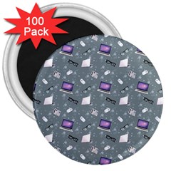 Office Works 3  Magnets (100 Pack) by SychEva