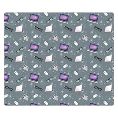 Office Works Double Sided Flano Blanket (small)  by SychEva