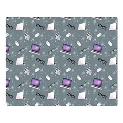 Office Works Double Sided Flano Blanket (large)  by SychEva