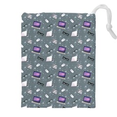 Office Works Drawstring Pouch (4xl) by SychEva