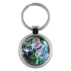 Glam Rocker Key Chain (round) by MRNStudios