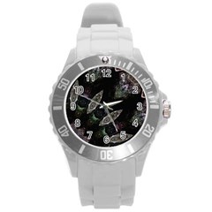 Theo Round Plastic Sport Watch (l) by MRNStudios