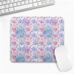 Notepads Pens And Pencils Large Mousepads by SychEva