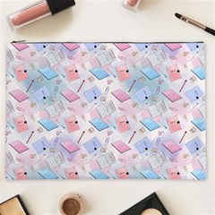 Notepads Pens And Pencils Cosmetic Bag (xxl) by SychEva