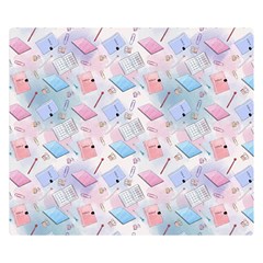 Notepads Pens And Pencils Double Sided Flano Blanket (small)  by SychEva