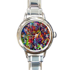 New-282 New-282 New-282 New-282 Round Italian Charm Watch by ArtworkByPatrick