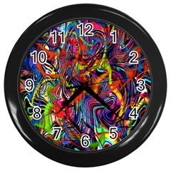 New-282 New-282 New-282 New-282 Wall Clock (black) by ArtworkByPatrick