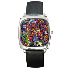 New-282 New-282 New-282 New-282 Square Metal Watch by ArtworkByPatrick