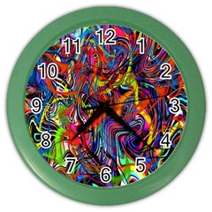 New-282 New-282 New-282 New-282 Color Wall Clock by ArtworkByPatrick