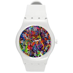 New-282 New-282 New-282 New-282 Round Plastic Sport Watch (m) by ArtworkByPatrick