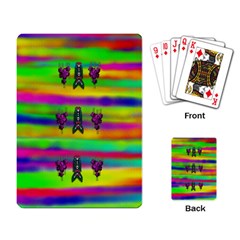 Mermaids And Unicorn Colors For Flower Joy Playing Cards Single Design (rectangle) by pepitasart