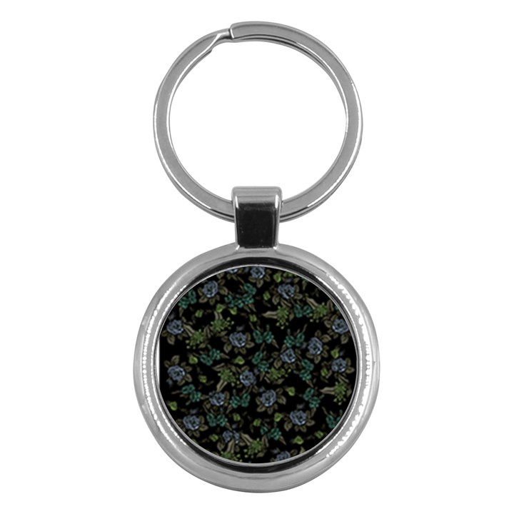 Moody Flora Key Chain (Round)