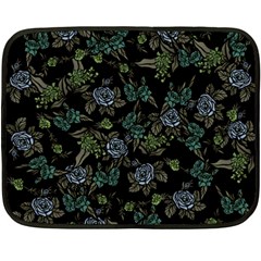 Moody Flora Double Sided Fleece Blanket (mini) 