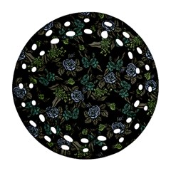 Moody Flora Ornament (round Filigree) by BubbSnugg